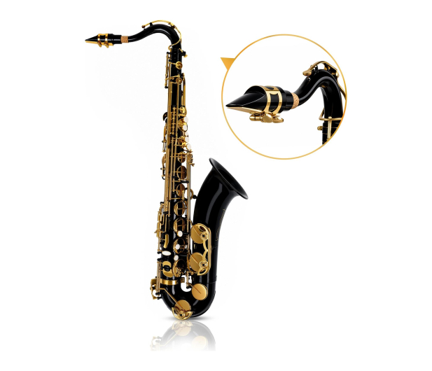 MusicMate Saksofon Tenorowy Bb MM-D125 ObsidianSax - 1588238 - zdjęcie 4